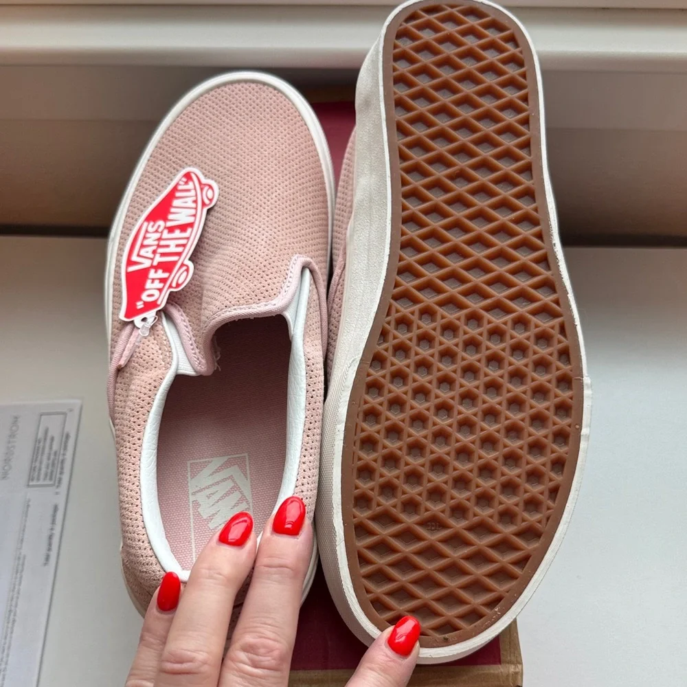 Vans classic suede slip-on sneaker, blush colored. NWT. - Picture 3 of 6